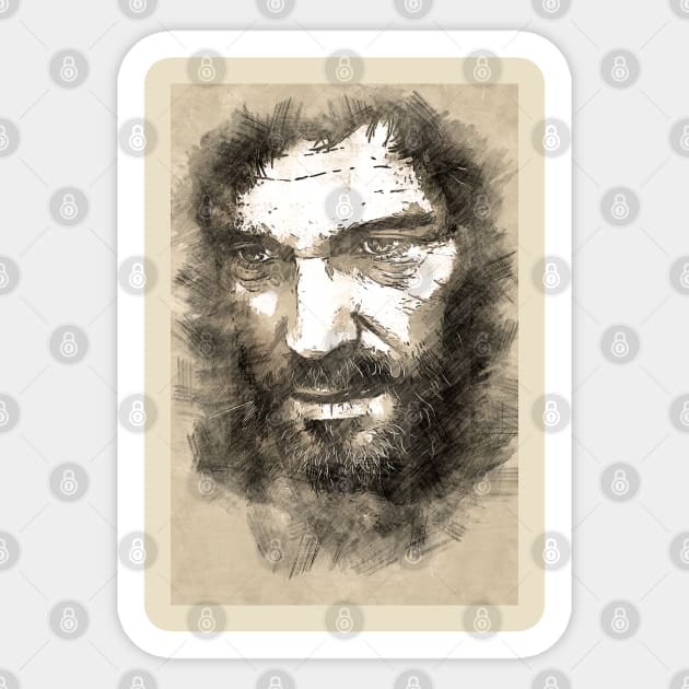 JOEL - A tribute to the LEGEND - Fan Art Sketch Artwork Sticker by Naumovski